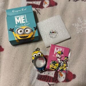 Origami Owl disposable ma minion locket and charms